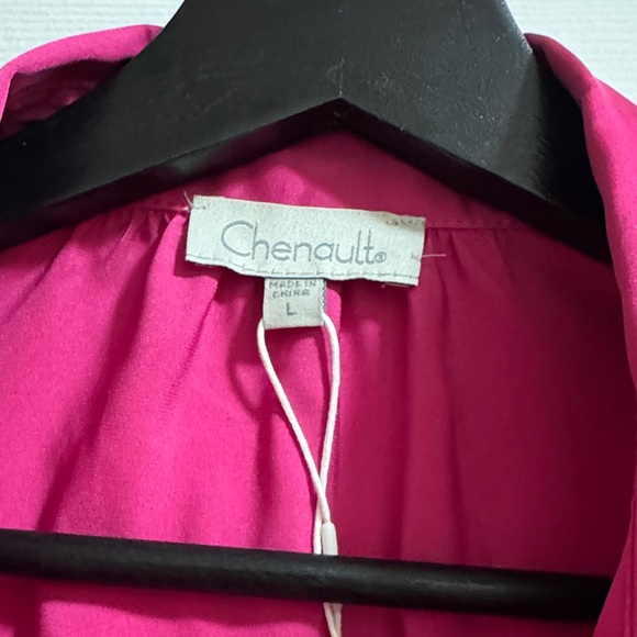 Chenault Fuchsia Button-Up Shirt - Picture 2 of 2